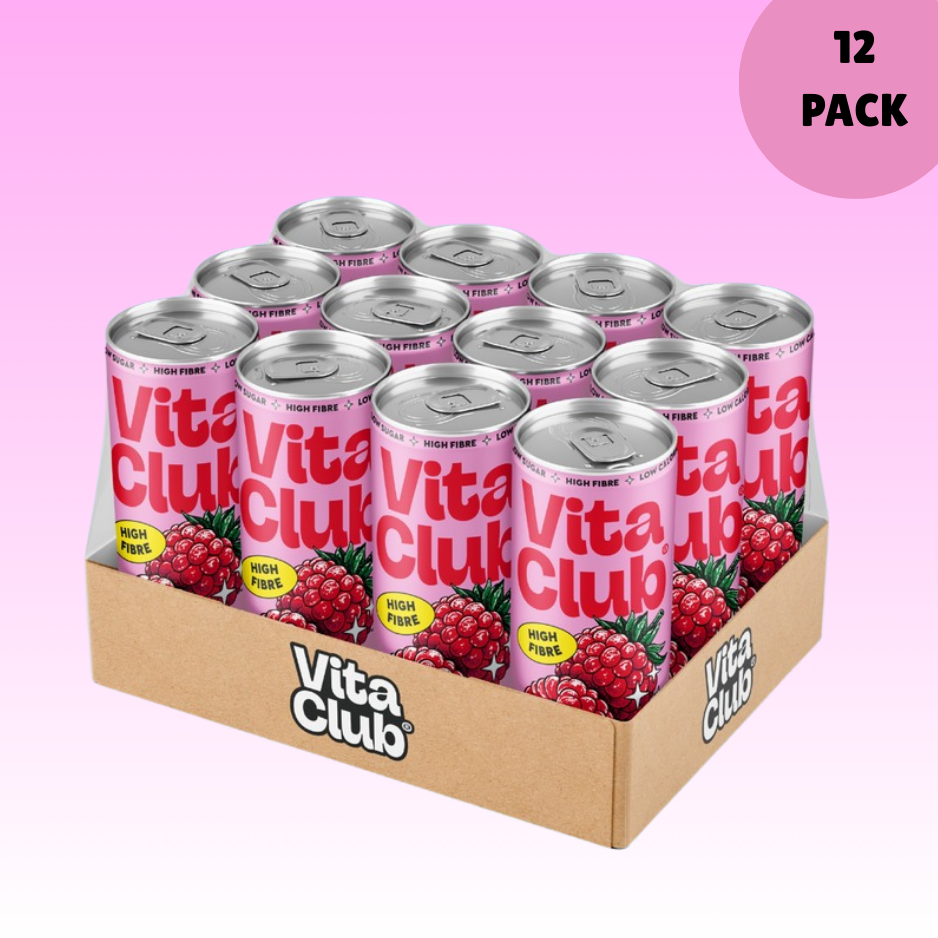 Refresco prebiótico Vita Club sabor frambuesa 330 ml